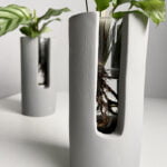 Cement vaasjes calathea