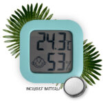 Luchtvochtigheidsmeter hygrometer blauw